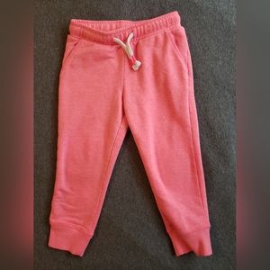 Cat and Jack, 2T girls/non-binary, Coral joggers